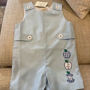 The Beaufort Bonnet Company TBBC - Boys Romper Jon Jon NWT size 3T